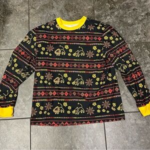 Disney Black and Yellow Long Sleeve Tee